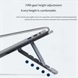 Adjustable Aluminum Laptop Cooling Stand Portable Foldable | https://www.bestnamebadges.com