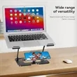 Adjustable Laptop And Phone Stand Foldable Ergonomic Riser | https://www.bestnamebadges.com