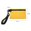 Portable Canvas Coin Pouch With Zipper And Wrist Strap | https://www.bestnamebadges.com