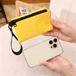 Portable Canvas Coin Pouch With Zipper And Wrist Strap | https://www.bestnamebadges.com