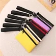 Portable Canvas Coin Pouch With Zipper And Wrist Strap | https://www.bestnamebadges.com