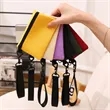 Portable Canvas Coin Pouch With Zipper And Wrist Strap | https://www.bestnamebadges.com