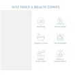 Microfiber Beach Towel Ultra Soft Quick Dry Lightweight | https://www.bestnamebadges.com