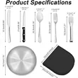 Portable Camping Cutlery Set with Stainless Steel Utensils | https://www.bestnamebadges.com