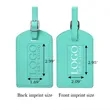 Business Luggage Tag | https://www.bestnamebadges.com