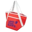 Zipper Cooler Tote 6-Pack Size | https://www.bestnamebadges.com