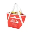 Zipper Cooler Tote 6-Pack Size | https://www.bestnamebadges.com
