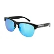 Recycled Half Frame Reflective Sunglasses | https://www.bestnamebadges.com