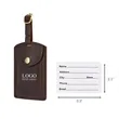 Flap Leather Travel Luggage Tag | https://www.bestnamebadges.com
