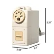 Five-position Adjustable Multi-hole Manual Pencil Sharpener | https://www.bestnamebadges.com