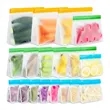 PEVA Reusable Leakproof Food Storage Bag With Zipper Seal | https://www.bestnamebadges.com