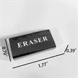 Eraser With Customizable Shell Color Logo And Size | https://www.bestnamebadges.com