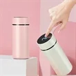 10oz. Temperature Display Insulated Stainless Steel B | https://www.bestnamebadges.com