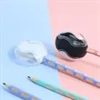 Round Pencil Sharpener With Built-In Eraser And Cover | https://www.bestnamebadges.com