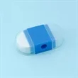 Dual-Function Pencil Sharpener With Built-In Eraser | https://www.bestnamebadges.com