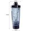 Electric Vortex Protein Shaker Bottle Rechargeable Mixer Cup | https://www.bestnamebadges.com