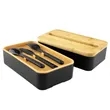 Eco-Friendly Bento Lunch Box with Utensils & Bamboo Lid | https://www.bestnamebadges.com