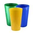 16 oz. Colorful Reusable Plastic Party Cups Stadium | https://www.bestnamebadges.com