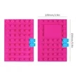 Fun Colorful Silicone Notebook Diary Lego-Inspired Journal | https://www.bestnamebadges.com