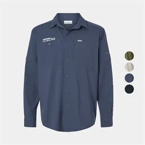 Columbia Utility Lite Long Sleeve Shirt | https://www.bestnamebadges.com