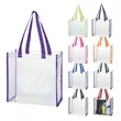 Clear PVC Stadium Tote Bag | https://www.bestnamebadges.com