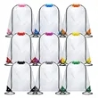 Clear Drawstring Backpacks Bags | https://www.bestnamebadges.com