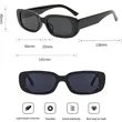 Rectangle Sunglasses UV400 Protection | https://www.bestnamebadges.com