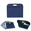 A4 Size Zipper Oxford Cloth File Bag | https://www.bestnamebadges.com