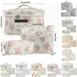Cute Cotton Makeup Bag Set | https://www.bestnamebadges.com