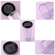 Clear & Colorful Lidded Double Walled 24oz | https://www.bestnamebadges.com
