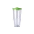 Clear & Colorful Lidded Double Walled 24oz | https://www.bestnamebadges.com