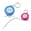 Retractable Plastic Round Tape Measure Keychain | https://www.bestnamebadges.com