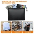 Fireproof Document Pouch Waterproof File Organizer | https://www.bestnamebadges.com