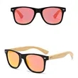 Polarized Bamboo Arms Sunglasses Classic Driving Glasses | https://www.bestnamebadges.com