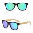 Polarized Bamboo Arms Sunglasses Classic Driving Glasses | https://www.bestnamebadges.com