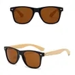 Polarized Bamboo Arms Sunglasses Classic Driving Glasses | https://www.bestnamebadges.com