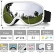 Ski Goggles Over Glasses for Men Women Skiing | https://www.bestnamebadges.com