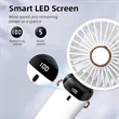 Portable Mini Handheld Fan with LED Display Rechargeable | https://www.bestnamebadges.com