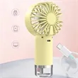 Portable Mini Handheld Fan with LED Display Rechargeable | https://www.bestnamebadges.com