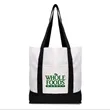 Large TJ Canvas Tote Bag | https://www.bestnamebadges.com