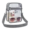 Durable PVC Clear Crossbody Purse Waterproof Stadium Bag | https://www.bestnamebadges.com
