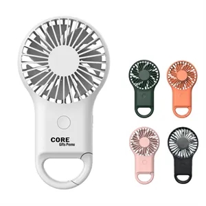 Carabiner Clip Mini Handheld Pocket Fan USB Charging