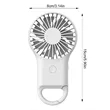Carabiner Clip Mini Handheld Pocket Fan USB Charging | https://www.bestnamebadges.com