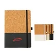 A5 Cork Fabric Business Patchwork Notebook Binder Journal | https://www.bestnamebadges.com