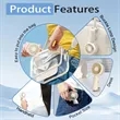 Mini Handheld Personal Small Desk Fan USB Rechargeable | https://www.bestnamebadges.com