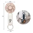 Mini Handheld Personal Small Desk Fan USB Rechargeable | https://www.bestnamebadges.com