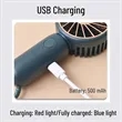 Mini Handheld Personal Small Desk Fan USB Rechargeable | https://www.bestnamebadges.com