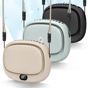 Portable Neck Handheld Mini Fan Level Display Rechargeable