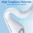 Rechargeable Bladeless Wearable Neck Fan Soft | https://www.bestnamebadges.com