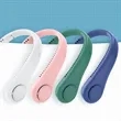Rechargeable Bladeless Wearable Neck Fan Soft | https://www.bestnamebadges.com